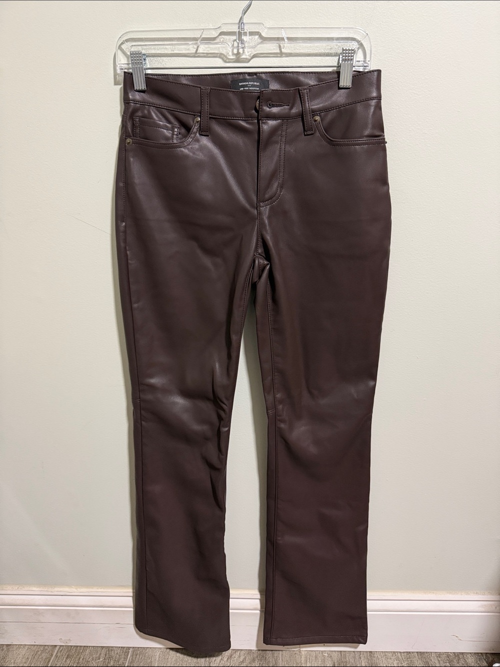 Banana Republic Faux Leather Pants Size 25